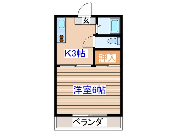 コ－ポ関口の物件間取画像